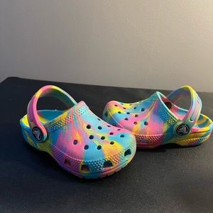 Crocs. Toddler size 6C